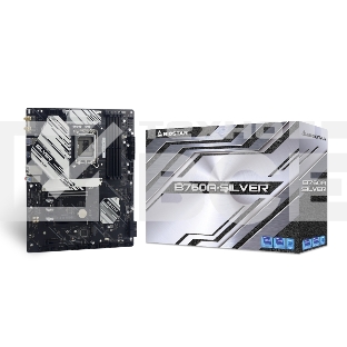 Материнская плата Biostar B760A-SILVER, LGA 1700, Intel B760, 4xDDR5, 4xSATA, 3xM.2, 1xPCIe 5.0 x16, 1xPCIe 4.0 x4, 2xPCIe x1, 1xHDMI, 1xDP, 1x 2.5Gb LAN, 5xUSB-A 3.2 Gen 2, 2xUSB-A 2.0, 1xUSB-C 3.2 Gen 2, 3x3.5 мм, 7.1, ATX