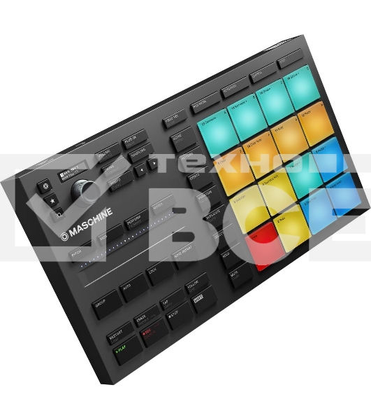 Контроллер MIDI Native Instruments Maschine Mikro Mk3 16 больших, чувствительных к силе нажатия пэдов, ПО Maschine
