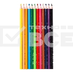 Карандаши цветные Deli EC112-12 Enovation трехгран. пластик 12цв. карт.тубус (12шт), фото3