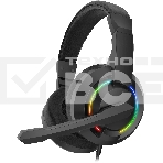 Наушники с микрофоном Оклик HS-L315G черный 1.8м накладные USB оголовье (2007552), фото3