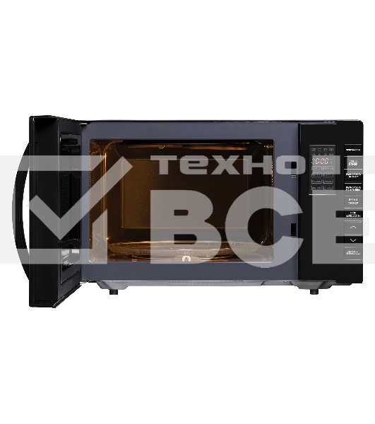 Микроволновая печь BBK 23MWG-850T/B-M черный, 23 л, 800 Вт, кнопки