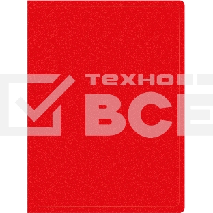 Папка с 20 прозр.вклад. Silwerhof Eco A4 пластик 0.5мм красный