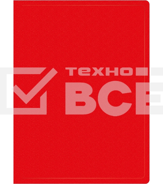 Папка с 20 прозр.вклад. Silwerhof Eco A4 пластик 0.5мм красный