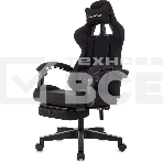 Кресло игровое Zombie Shadow черный Neo Black с подголов. крестов. пластик подст.для ног пластик черный, фото24