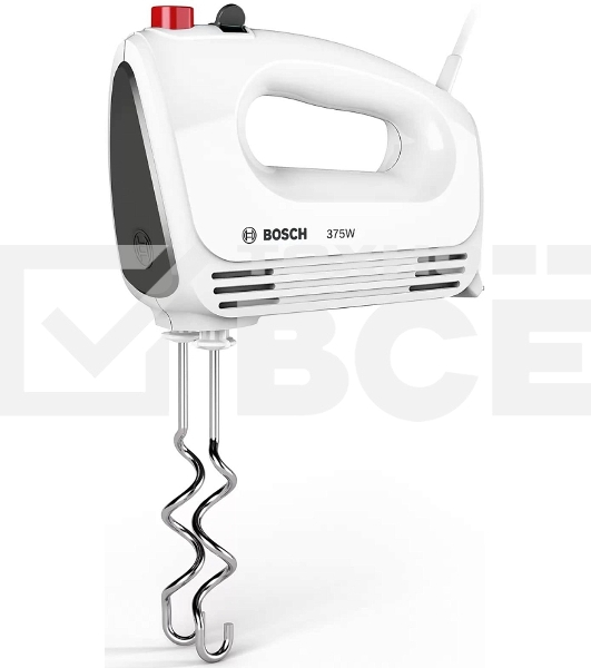 Миксер ручной Bosch MFQ22100S 375 Вт, белый