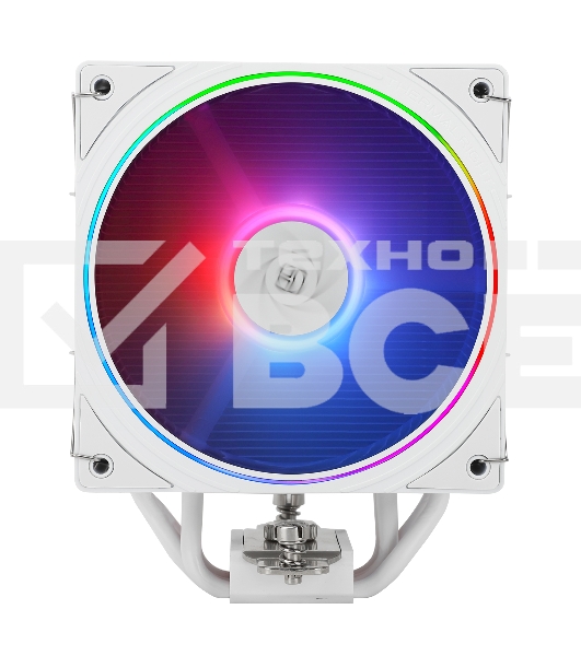 Устройство охлаждения(кулер) Thermalright Assassin Spirit 120 EVO ARGB Soc-AM5/AM4/1200/1700/1851 белый 4-pin 28.2dB Al+Cu 525gr Ret (AS120-EVO-WH)