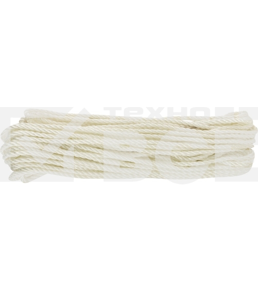 Веревка крученая капроновая Fit 68375 5 мм х 20 м, р/н= 270 кгс