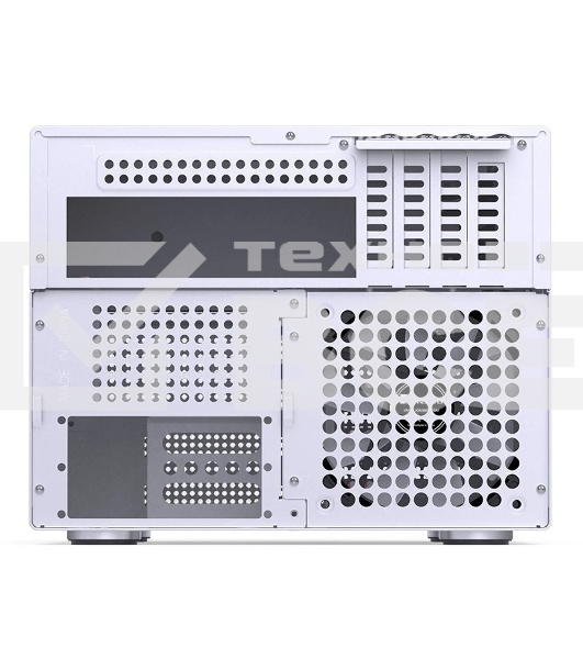 Корпус без блока питания JONSBO N4, Mini-Tower, 1x120mm, 1xUSB-A 3.0 + 1xUSB-C 3.2, SFX PSU Support, mATX, mITX White