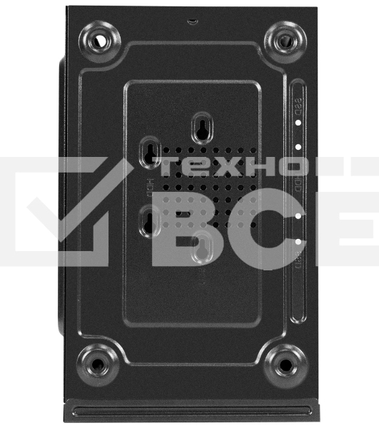 Компьютерный корпус Minitower ExeGate EX299408RUS BAA-403-AA500 (mATX, БП AA500 с вент. 8см, 2*USB, HD Audio, черный)