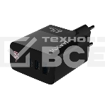 Сетевое зарядное устройство Maxvi A583GN Type-C 65W + Type-C 40W + USB 22W, GAN, PD, QC, LED дисплей, черный, фото6