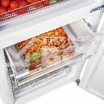 Холодильник Maunfeld MFF185SFW белый двухкамерный 213/104л морозилка снизу, фото4