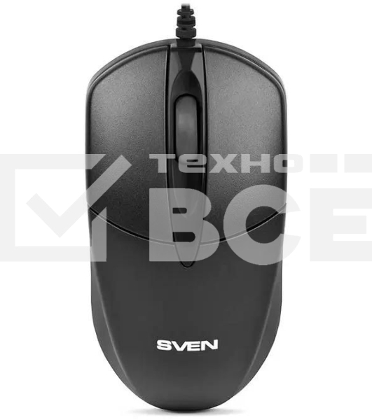 Мышь проводная SVEN RX-112 черный, 800 dpi, USB, кнопки - 3