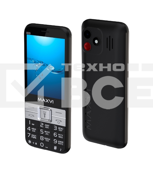 Мобильный телефон Maxvi B33 black
