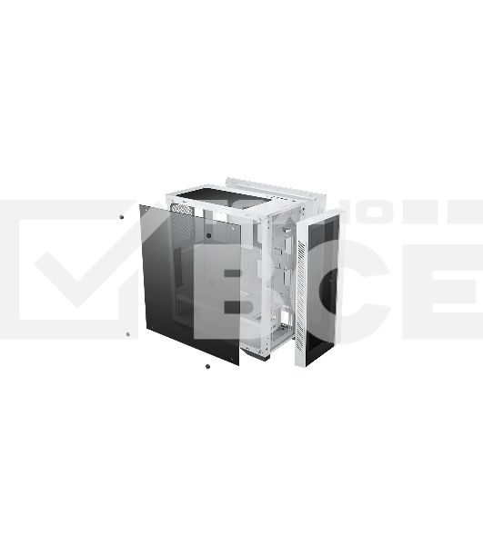 Компьютерный корпус Deepcool MATREXX 55 V3 ADD-RGB WH 3F White