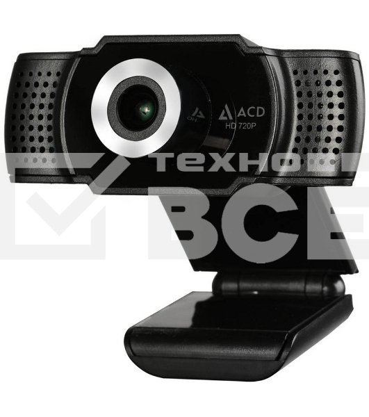 WEB Камера ACD-Vision UC400 CMOS 1.3МПикс, 1280x720p, 30к/с, микрофон встр., USB 2.0, шторка объектива, универс. крепление, черный корп.