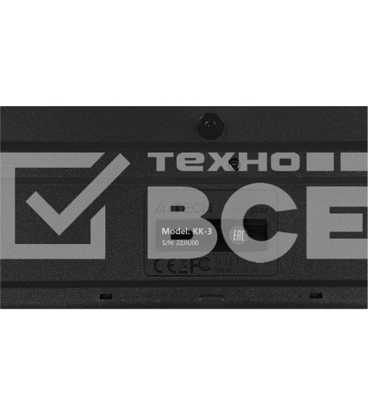Клавиатура A4Tech KR-3 проводная, USB, черный