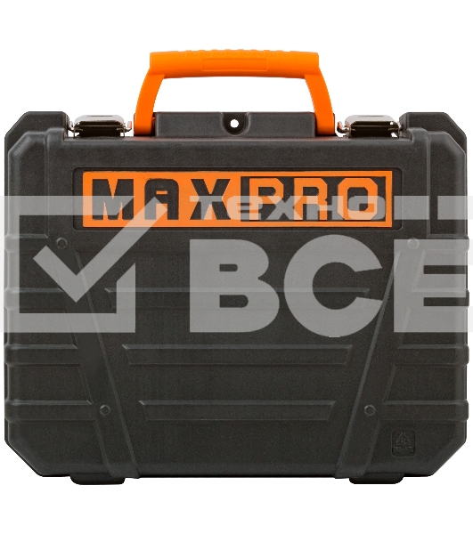 Дрель-шуруповерт MAX-PRO 85030, Аккумуляторная, 18В, 2 АКБ, Кейс
