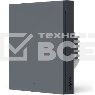 Выключатель одноклавишный Aqara Smart Wall Switch H1 EU (WS-EUK03 graphite)