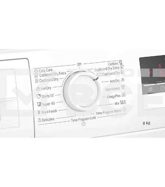 Сушильная машина Bosch WTN86211ME белый, 8 кг, сушка - конденсационная, программ - 13, 59.8 x 84.2 x 61.3 см