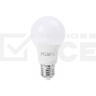 Лампа светодиодная Ресанта LL-R-A65-15W-230-3K-E27 груша, 15 Вт, тепл., Е27