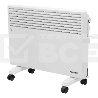 Конвектор MTX CH-1500, белый, 1500 Вт, 20 м2, термостат
