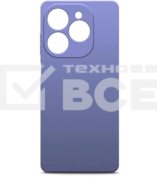 Чехол (клип-кейс) BoraSCO для Tecno Spark 20/20C/Go 2024/Pop 8 Microfiber Case лавандовый