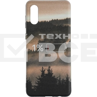 Чехол (клип-кейс) Gresso Meridian, для Samsung Galaxy A02, черный/бежевый [gr17aaae8926]