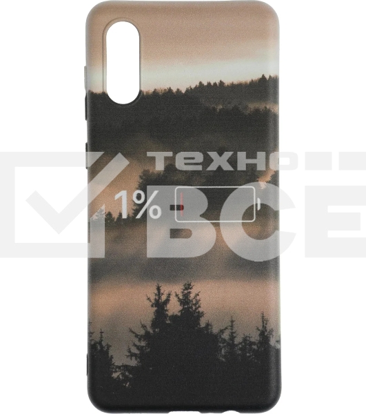 Чехол (клип-кейс) Gresso Meridian, для Samsung Galaxy A02, черный/бежевый [gr17aaae8926]