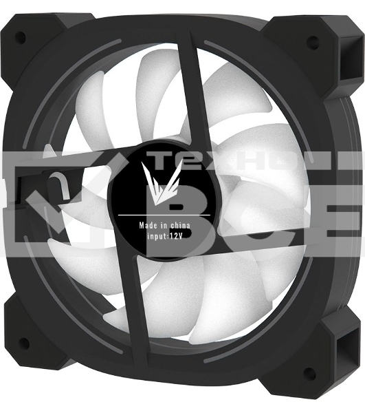 Вентилятор для корпуса Formula Nulight 12BK ARPW Reverse ARGB черный, 120 мм, 1500 об/мин, 25.34 дБ, 4 pin