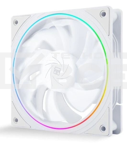 Вентилятор корпусный Thermalright TL-S12-W (120x120x25mm, 4-pin PWM, ARGB, 47.6CFM, 23.2dBA, 1500RPM, White)