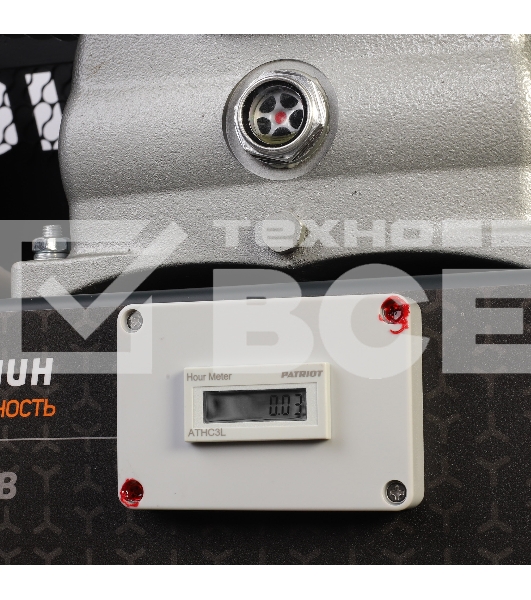 Компрессор PATRIOT KRX 580 L100 D, поршневой, ременной, масляный, 580 л/мин, 100 л, 10 бар, 3 кВт, 400 В