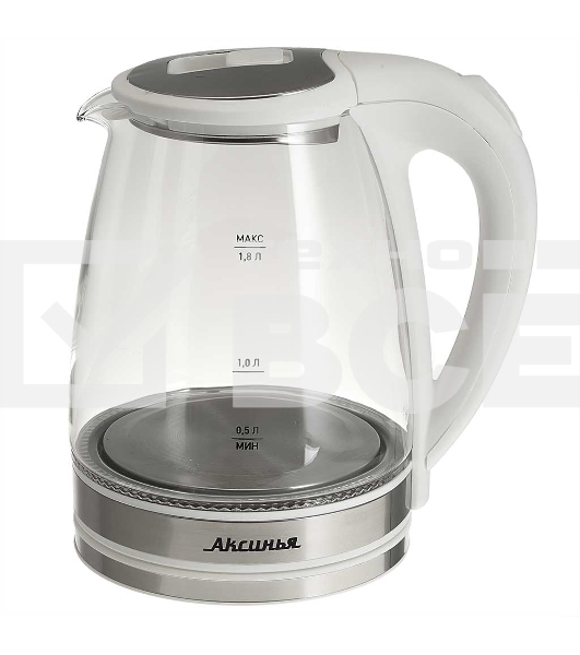Чайник электрический АКСИНЬЯ КС-1021 белый