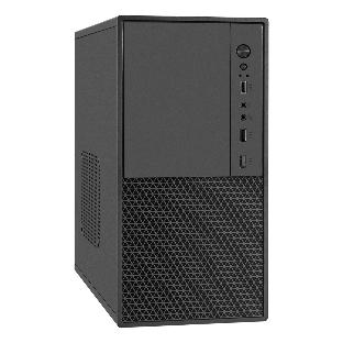 Компьютерный корпус Minitower ExeGate BAA-308M-AA500 (mATX, БП AA500 с вент. 8см, 2*USB, HD Audio, черный)
