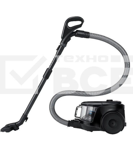 Пылесос Samsung VC18M2150SG/EV серый/черный, 380/1800 Вт, уборка сухая, пылесборник контейнер 1.5 л