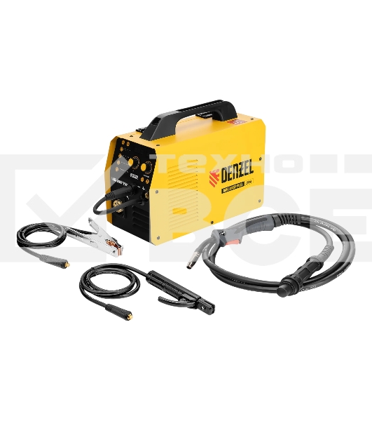 Аппарат инвертор. полуавтомат. cварки Denzel IMIG-200SP Pulse, 200 А, ПВ 60%, катушка 5 кг