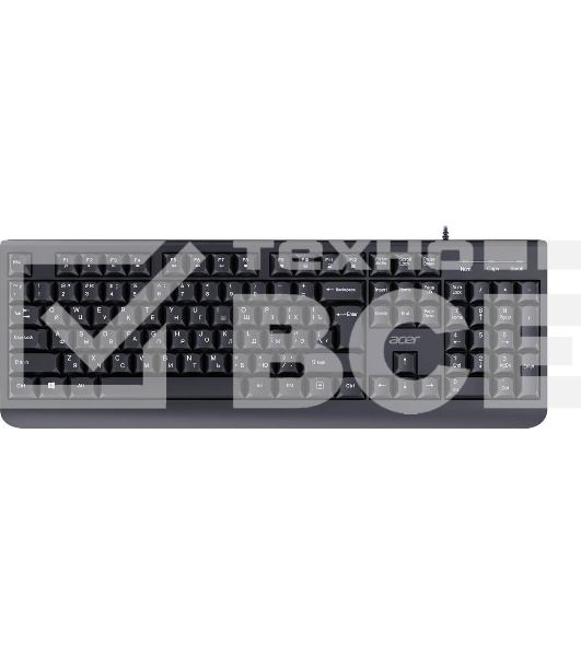 Комплект клавиатура+мышь Acer OCC400 проводной, USB, 2000 DPI, черный