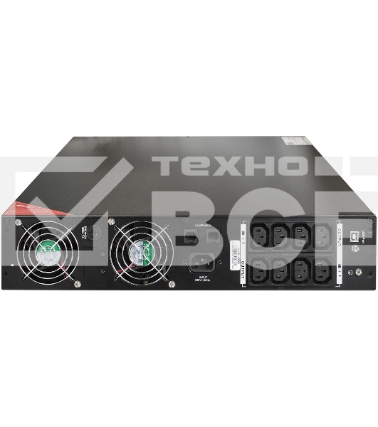 Источник бесперебойного питания Pure Sine Wave ExeGate SinePower UHB-1000.LCD.AVR.C13.RJ.USB.2U 1000VA/800W,8*C13,RM/Tower