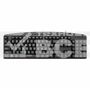 Клавиатура CBR KB-340GM проводная, USB Type-A, чёрный