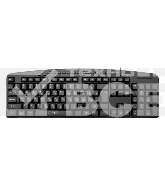 Клавиатура CBR KB-340GM проводная, USB Type-A, чёрный
