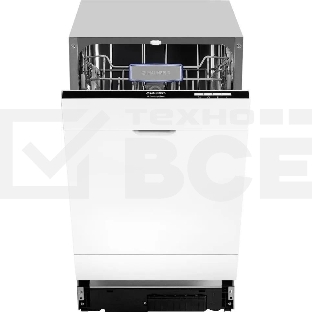 Встраиваемая посудомоечная машина Maunfeld MLP-082D Light Beam, серебристый, 44.8 см, 9 компл., 49 дБ, класс A++