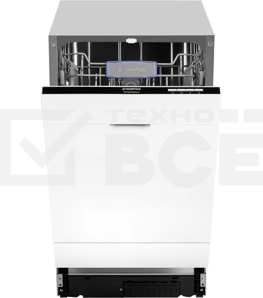 Встраиваемая посудомоечная машина Maunfeld MLP-082D Light Beam, серебристый, 44.8 см, 9 компл., 49 дБ, класс A++