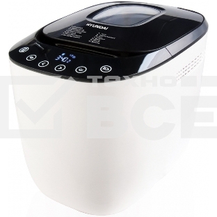 Хлебопечка Hyundai HYBM-P0613 550 Вт, белый/черный