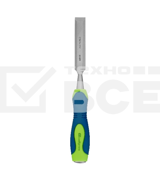 Долото-стамеска Сибртех, 20 мм, двухкомпонентная рукоятка