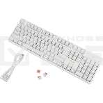 Клавиатура Filum FL-GKBM25 проводная, USB Type-C, белый, фото2