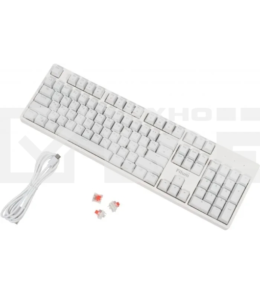 Клавиатура Filum FL-GKBM25 проводная, USB Type-C, белый