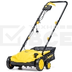 Скарификатор электрический Champion ESC1532 Мощность двигателя 1500 Вт, Напряжение сети 230,50 В, Гц, Вес c травосборником 9,3 кг, Ширина обработки 320 мм, Высота аэрации -4/0/+4/+12 мм, Высота скарификации -12/-8/-4/+4 мм, Тип/объем травосборника ткань/35 л, Регулировка высоты кошения/количество положений 4, Уровень мощности звука 96 дБ, Уровень звукового давления скарификатор/аэра 80/81 дБ, Уровень вибрации на рукоятке 3,245/3,335 (K=1,5 м/с) м/с2., фото4