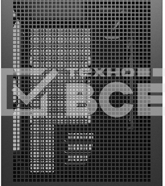 Корпус DeepCool CH260 Wood, Micro-Tower, чёрный