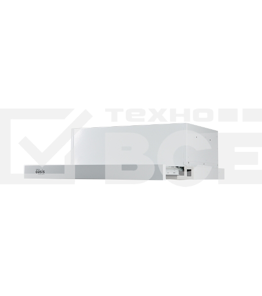 Вытяжка встраиваемая телескопическая Oasis UV-50W (F) белый, 50 см, 500 куб. м/ч, 44 дБ