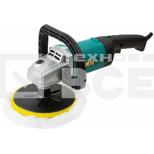 Шлифмашина Полировальная FIT CP-1200 {1200 Вт; 600-3300 об/мин; 180 мм; короб.} [80555]