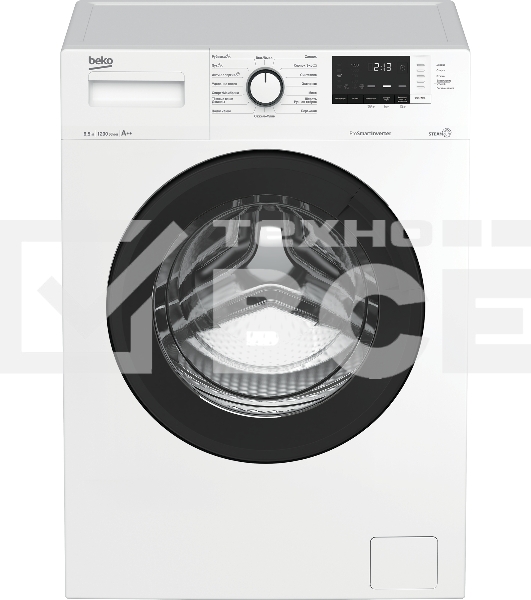 Стиральная машина Beko WSRE6H612ZAWI белый загрузка фронтальная 6,5 кг, 1200 об/мин., класс: А
